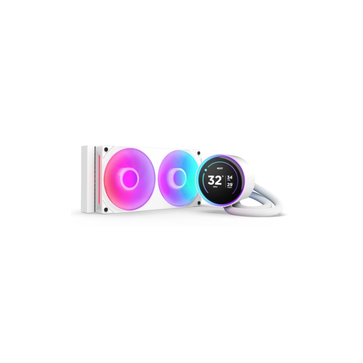 NZXT Kraken Elite 240 RGB Procesador Sistema de refrigeración líquida todo en uno 12 cm Blanco 1 pieza(s)