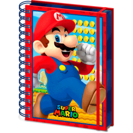 Cuaderno A5 lenticular Super Mario Bros