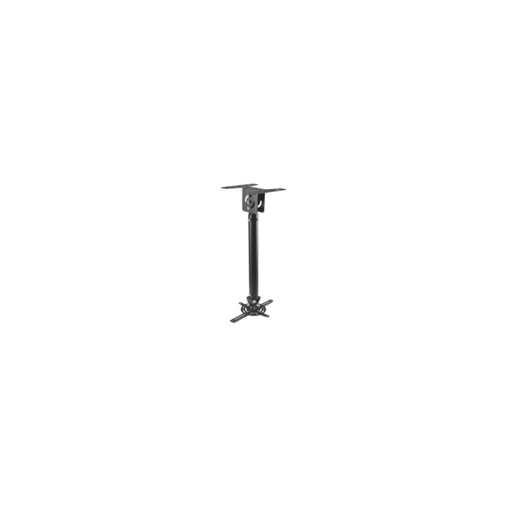 AISENS CP02TSRE-051 SOPORTE DE TECHO PARA PROYECTOR HASTA 20KG PASACABLES NEGRO