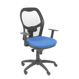 SILLA JORQUERA MALLA NEGRO ASIENTO BALI AZUL MARINO 15SNBALI200