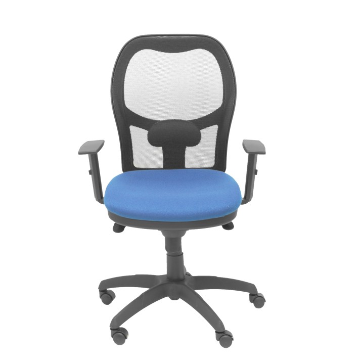 SILLA JORQUERA MALLA NEGRO ASIENTO BALI AZUL MARINO 15SNBALI200