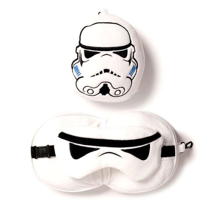 Almohada viaje antifaz Soldado Imperial Stormtrooper Star Wars Relaxeazzz