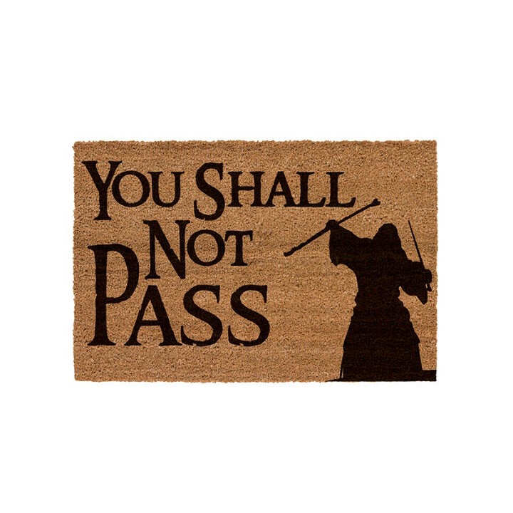 Felpudo You Shall Not Pass El Señor de los Anillos