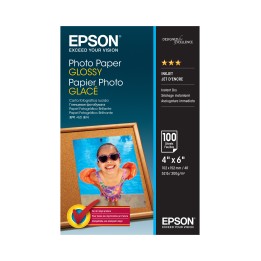 PAPEL EPSON FOTOGRAFICO GLOSSY 10X15 100HOJAS S042548