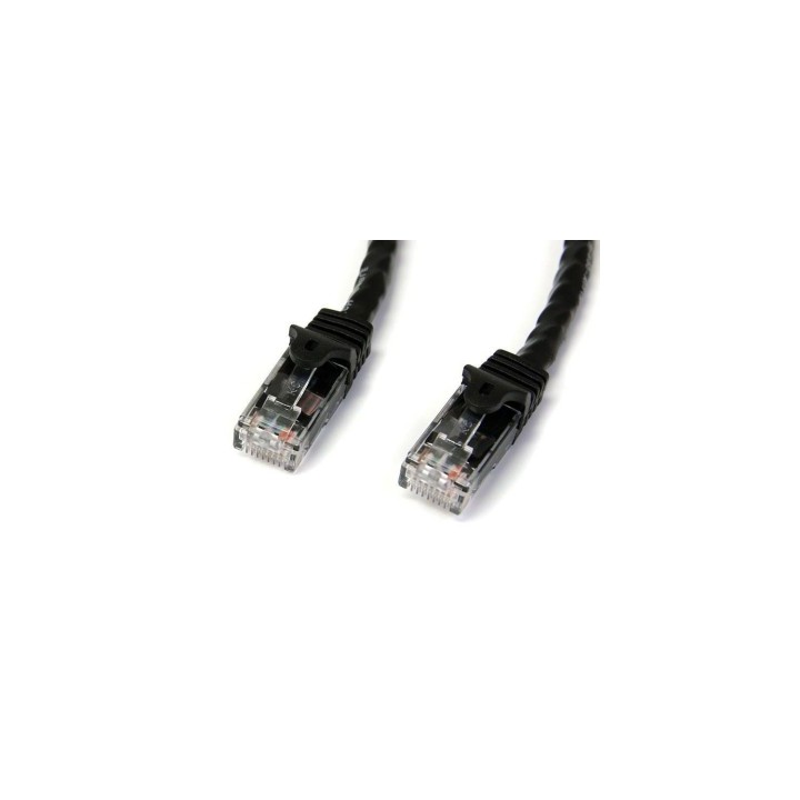 StarTech.com Cable de Red Ethernet RJ45 Snagless Sin Enganches UTP Cat 6 Gigabit - 15m Negro