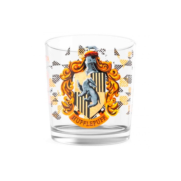 Vaso cristal Logo Hufflepuff Harry Potter