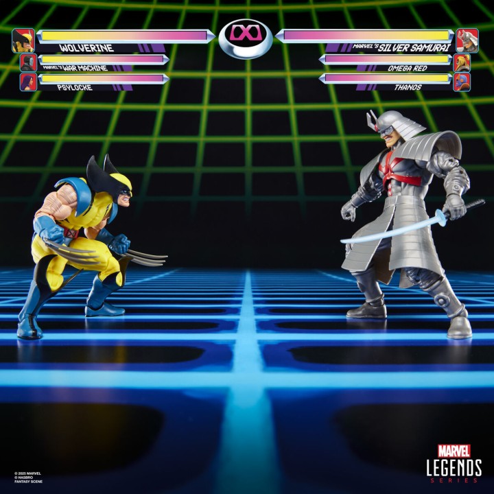 Blister 2 figuras Wolverine & Silver Samurai Gameverse Marvel Legends 15cm