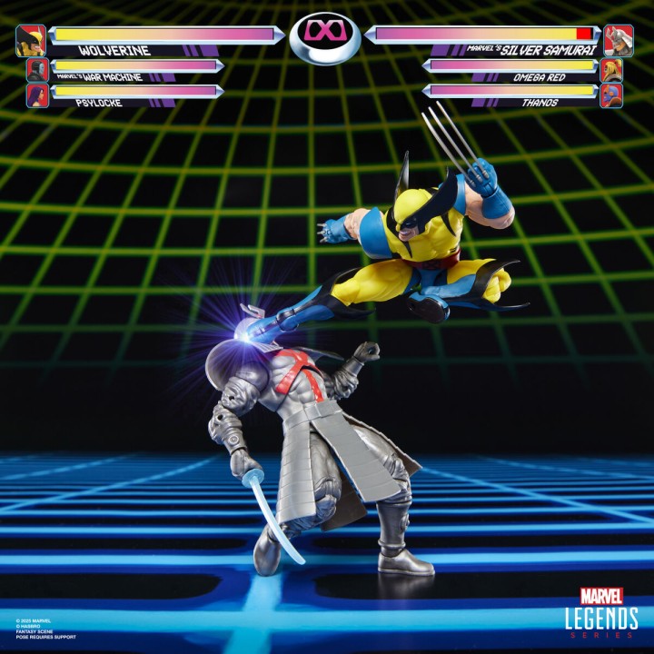 Blister 2 figuras Wolverine & Silver Samurai Gameverse Marvel Legends 15cm