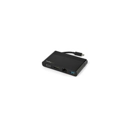 StarTech.com Adaptador Multipuertos USB-C 4K con HDMI y VGA - Mac Win Chrome - 1x USB-A - GbE - Portátil - Docking Station USB