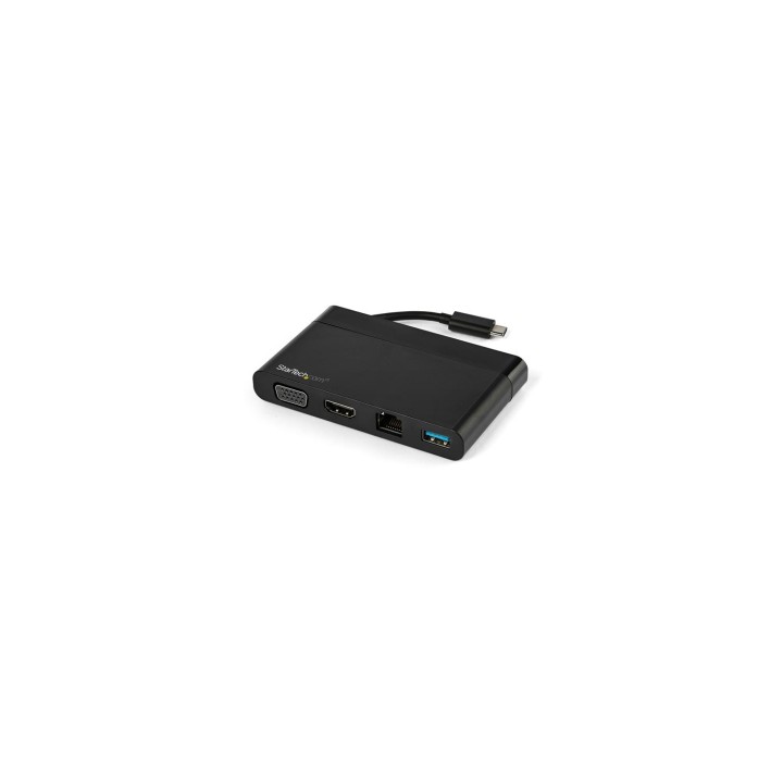 StarTech.com Adaptador Multipuertos USB-C 4K con HDMI y VGA - Mac Win Chrome - 1x USB-A - GbE - Portátil - Docking Station USB