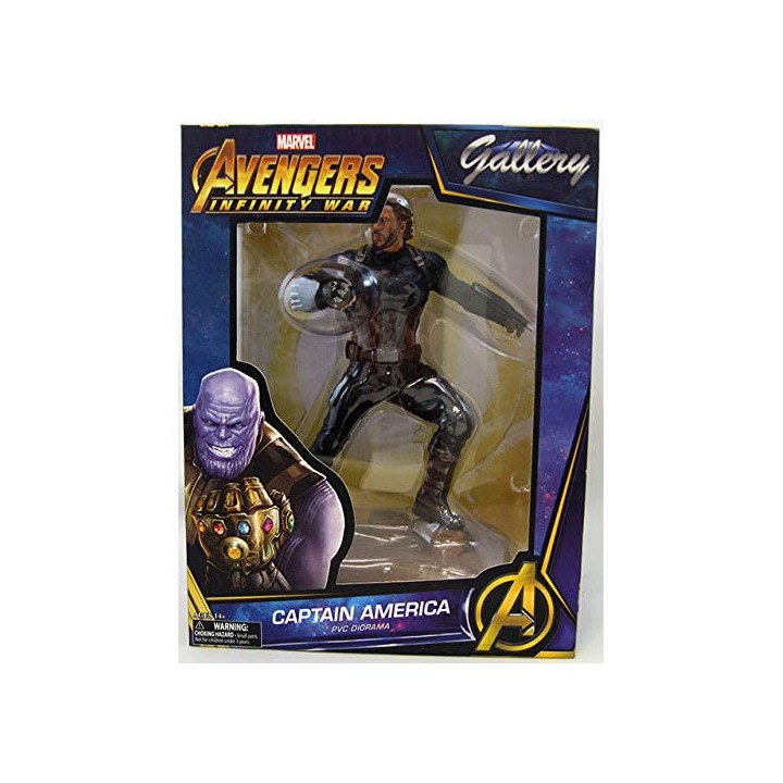 Estatua Capitan America Vengadores Avengers 3 Marvel 23cm