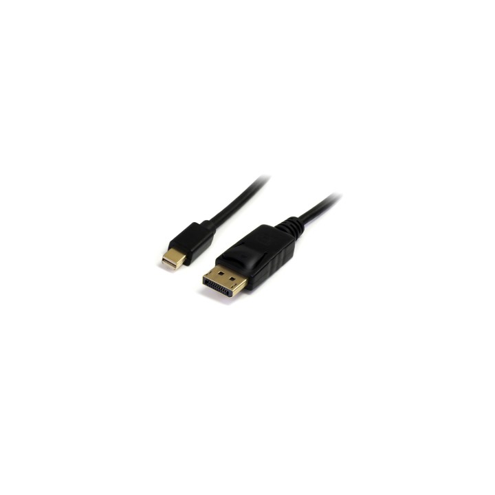StarTech.com Cable Adaptador Mini DisplayPort 1.2 Macho a Displayport Macho - 4k de monitor - 1.8m Negro