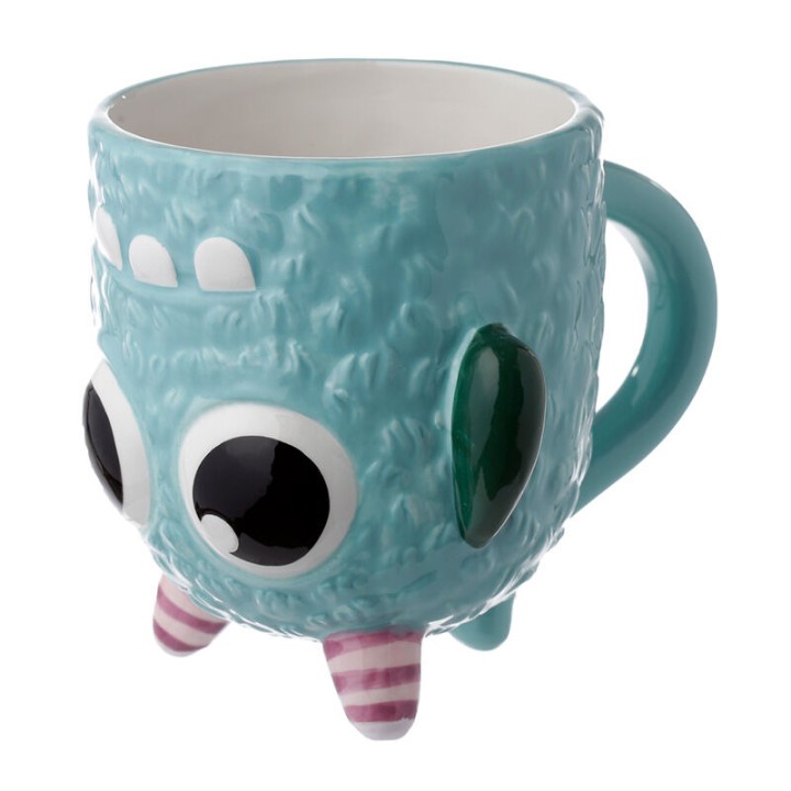 Taza 3D Monstruo Monstarz Azul 550ml