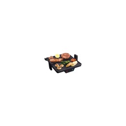 GRILL JATA 1000W PLACAS MIXTAS 270X140MM APERTURA 180Âº PRESION DE ASADO UNIFORME BANDEJA RECOGE SALSAS GR266