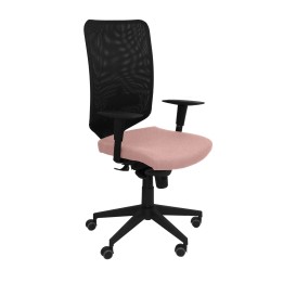 SILLA OSSA NEGRO BALI ROSA PALIDO 16SNBALI710