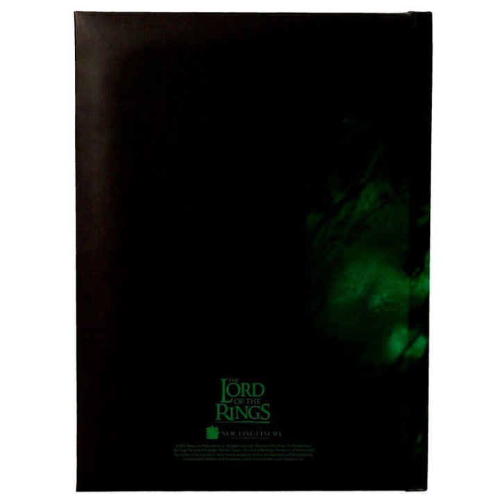 Cuaderno A5 One Ring To Rule Them All El Señor de los Anillos con luz