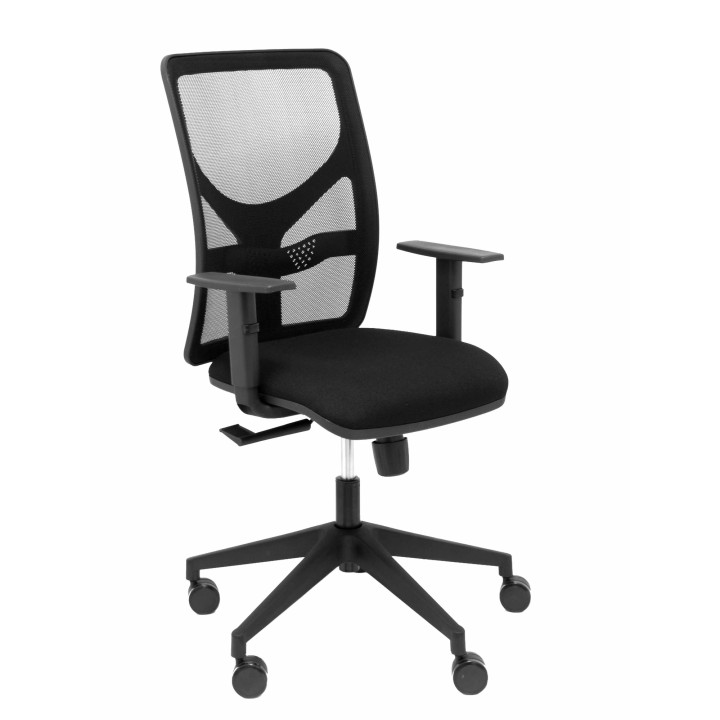 SILLA MOTILLA MALLA NEGRO BRAZO REGULABLE ASIENTO BALI NEGRO 21SBALI840B10