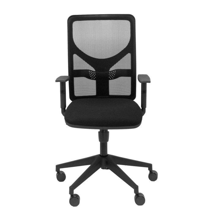 SILLA MOTILLA MALLA NEGRO BRAZO REGULABLE ASIENTO BALI NEGRO 21SBALI840B10
