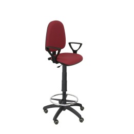 TABURETE AYNA BRAZOS FIJOS RUEDA DE PARQUE BALI ROJO T04CPBALI933BGOLFRP