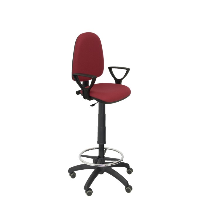 TABURETE AYNA BRAZOS FIJOS RUEDA DE PARQUE BALI ROJO T04CPBALI933BGOLFRP