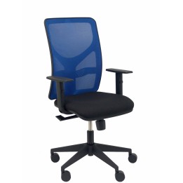 SILLA MOTILLA MALLA AZUL BRAZO REGULABLE ASIENTO BALI NEGRO 21SM229B840B10