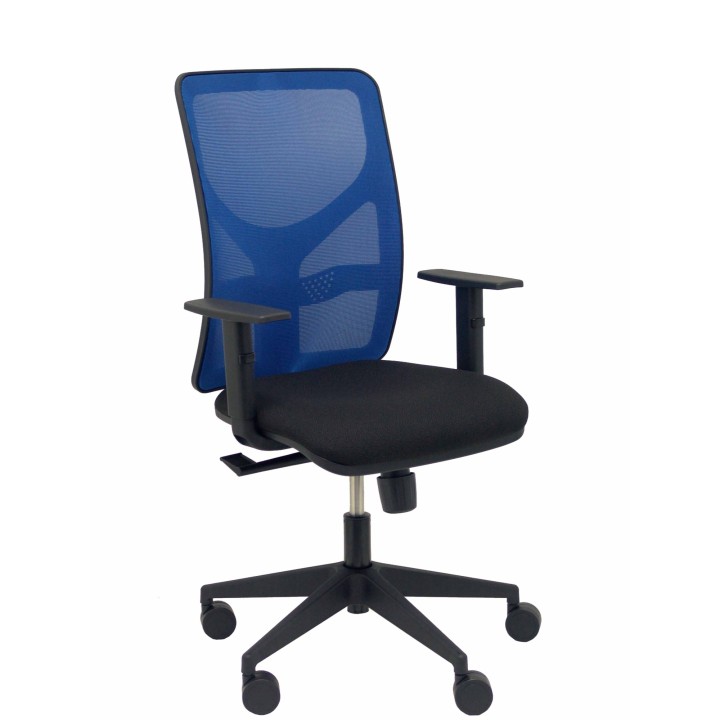 SILLA MOTILLA MALLA AZUL BRAZO REGULABLE ASIENTO BALI NEGRO 21SM229B840B10