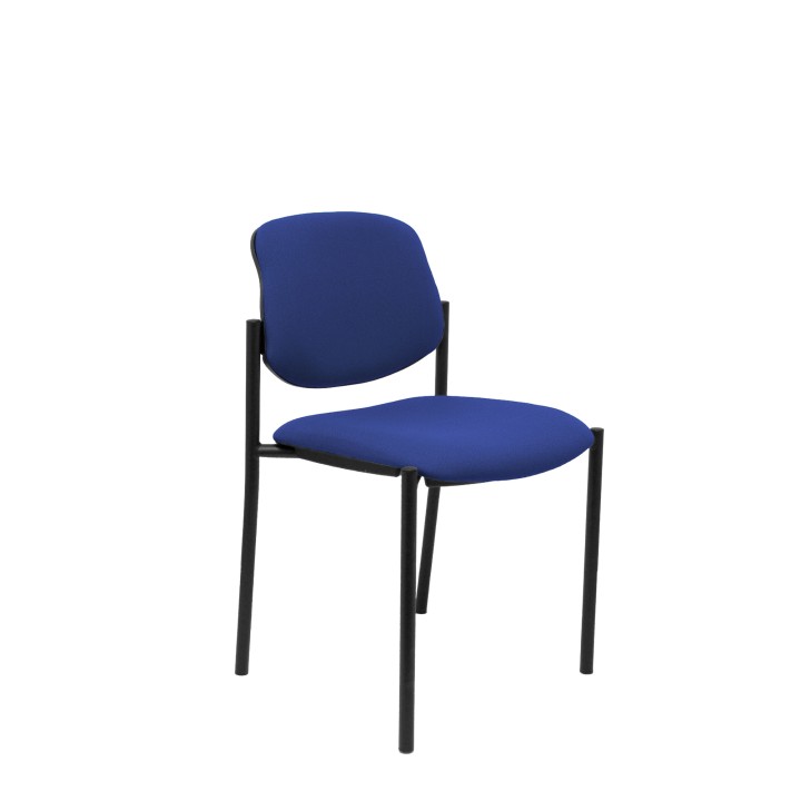 SILLA FIJA VILLALGORDO CHASIS NEGRO BALI AZUL 27NBALI229