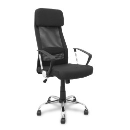SILLA ESTERAS TELA NEGRO 32DBD840