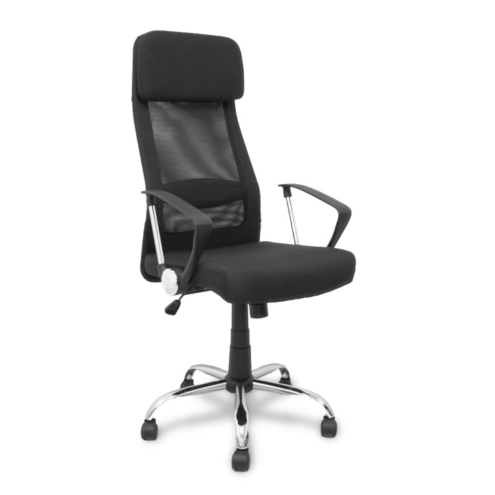 SILLA ESTERAS TELA NEGRO 32DBD840