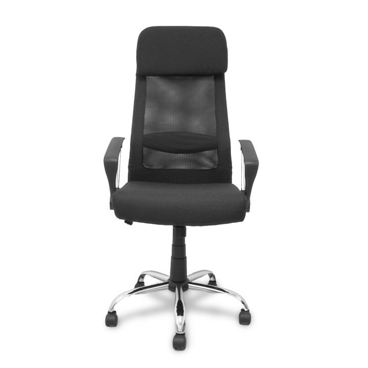 SILLA ESTERAS TELA NEGRO 32DBD840