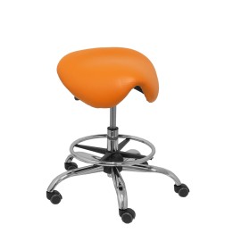 TABURETE ALATOZ SIMILPIEL NARANJA T16BSP308CRRP