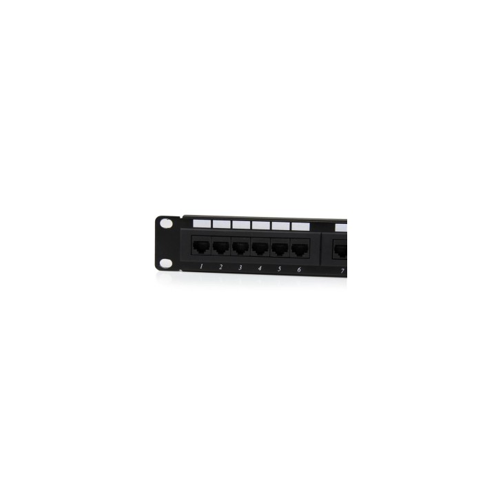 StarTech.com Panel de Parcheo 1U Cat6 110 con 24 Puertos para Montaje en Rack