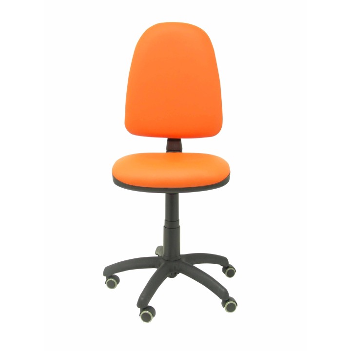 SILLA AYNA SIMILPIEL NARANJA RUEDAS DE PARQUE 04CPSPNARP