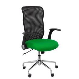 SILLA MINAYA RESPALDO MALLA NEGRO ASIENTO BALI VERDE 4031BALI15