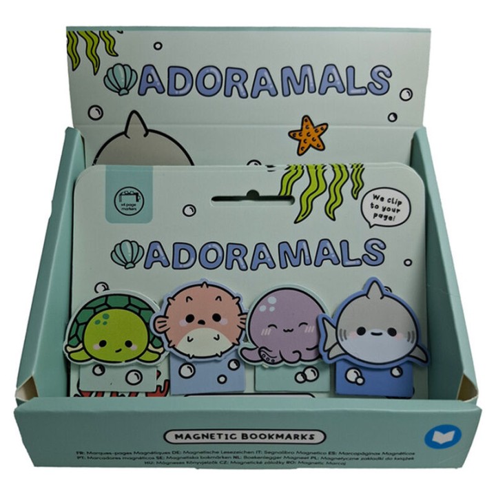 Set marcapaginas Animales adorables Adoramals