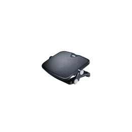 StarTech.com Reposapies Ajustable para Debajo del Escritorio o Mesa - Descansapiés Ergonómico de Íngulo y Altura Ajustable