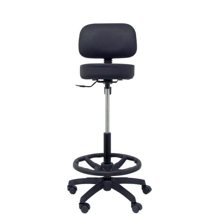TABURETE LLANOS SIMILPIEL NEGRO T01CLSPNE