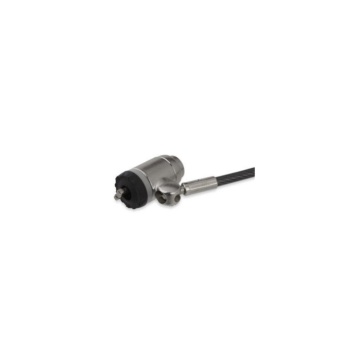 StarTech.com Candado con Cable para Portátil - con Traba de Ranura (Tipo K) - con Llave - Negro Plata