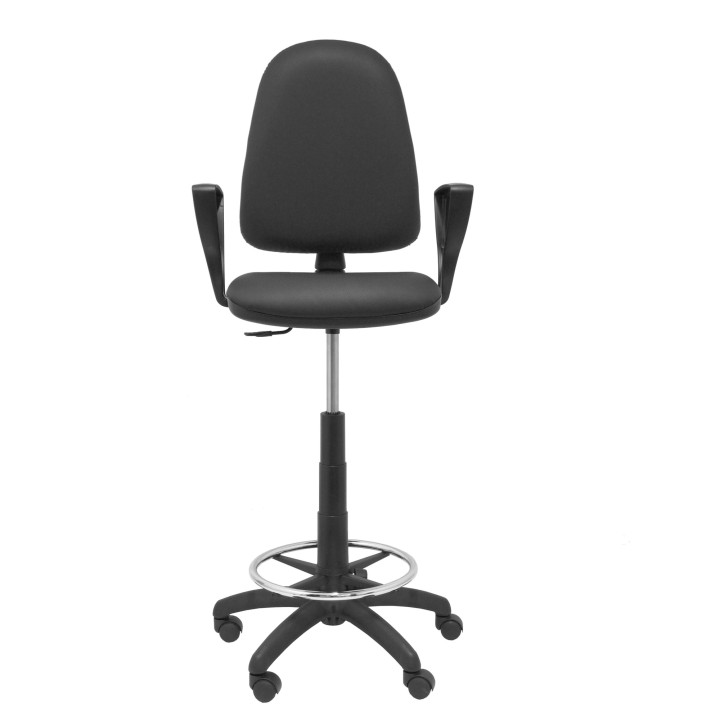 TABURETE AYNA BRAZOS SIMILPIEL NEGRO T04CPSPNEBGOLF