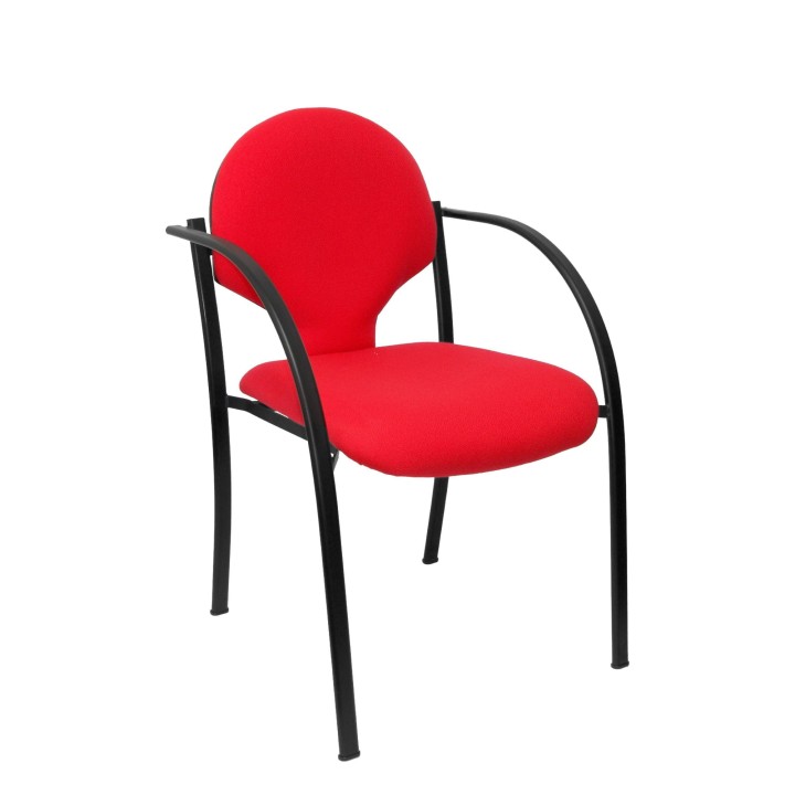 PACK 2 SILLAS HELLIN CHASIS NEGRO BALI ROJO PACK220NBALI350