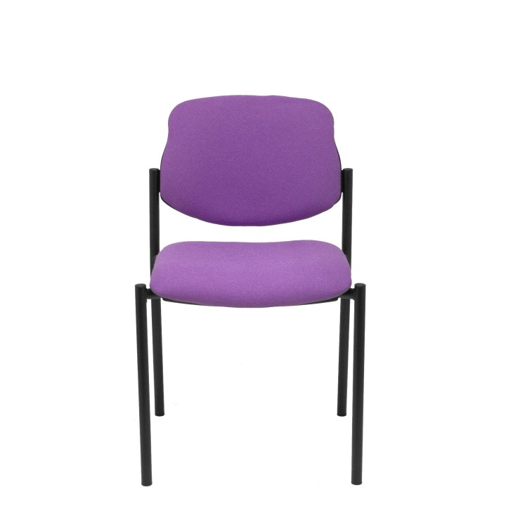 SILLA FIJA VILLALGORDO CHASIS NEGRO BALI LILA 27NBALI82