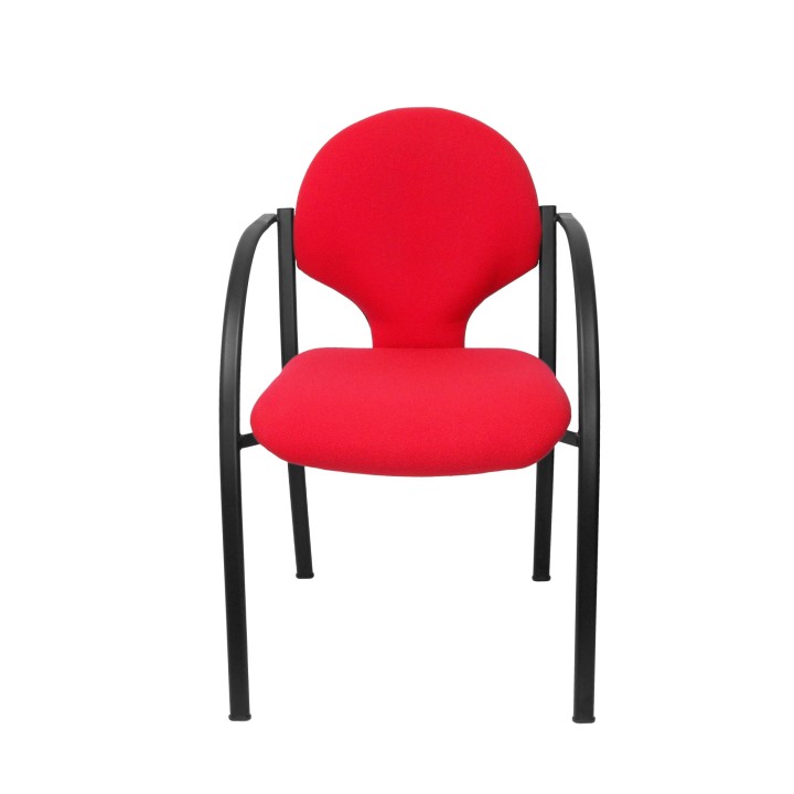 PACK 2 SILLAS HELLIN CHASIS NEGRO BALI ROJO PACK220NBALI350