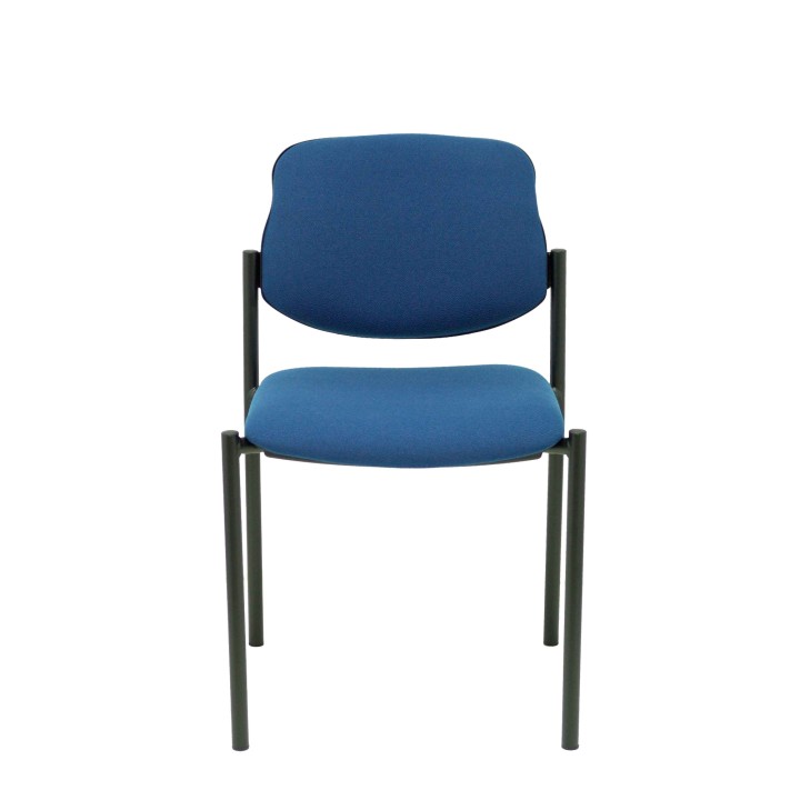 SILLA FIJA VILLALGORDO CHASIS NEGRO BALI AZUL MARINO 27NBALI200