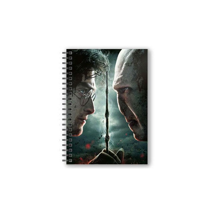 Cuaderno A5 3D Harry vs Voldemort Harry Potter
