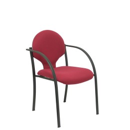 PACK 2 SILLAS HELLIN CHASIS NEGRO BALI ROJO PACK220NBALI933