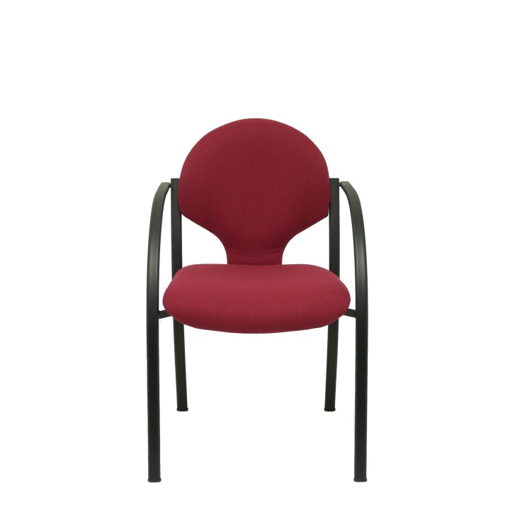 PACK 2 SILLAS HELLIN CHASIS NEGRO BALI ROJO PACK220NBALI933