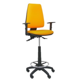 TABURETE ELCHE S BRAZOS REGULABLES SIMILPIEL NARANJA T14ASSP308B10RN