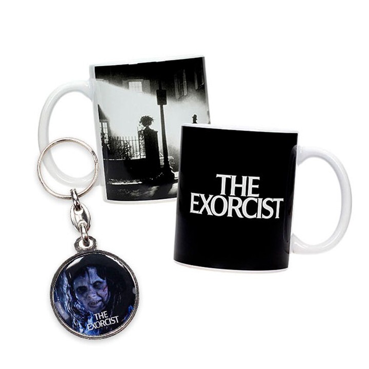 Taza + Llavero metalico El Exorcista