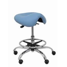 TABURETE ALATOZ SIMILPIEL AZUL CLARO T16BSP261CRRP