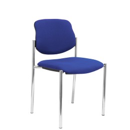 SILLA FIJA VILLALGORDO CHASIS CROMO BALI AZUL 27CRBALI229